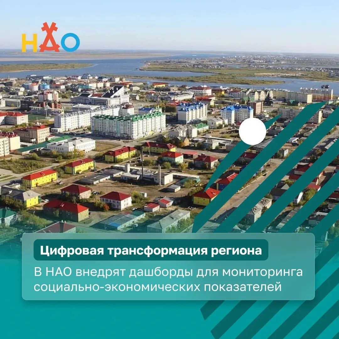 Региональные дашборды соберут данные по социально‑экономическим показателям, качеству жизни и эффективности ведомств. Проект финансируется из бюджета Ненецкого автономного округа.
