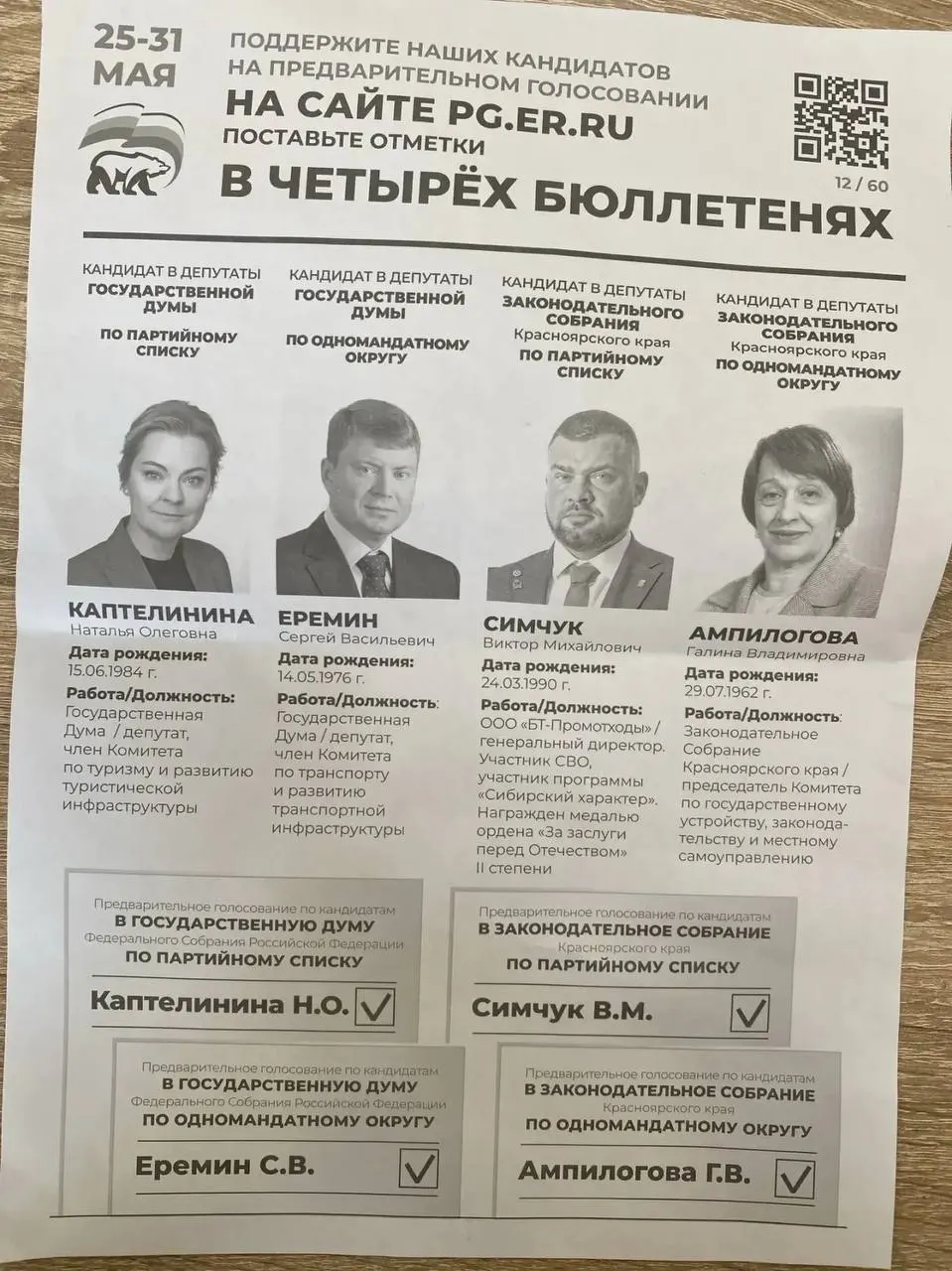 Администрация Назаровского округа рассылает коммерческим предприятиям указания участвовать в праймериз «Единой России» и называть конкретных кандидатов. Похожая практика давления зафиксирована и в других регионах страны.