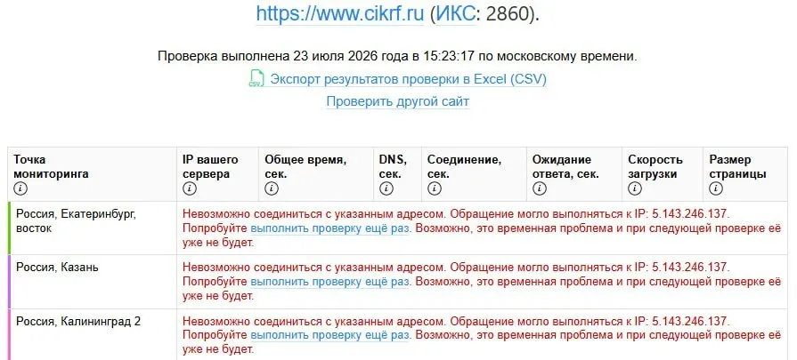 Сайт Центральной избирательной комиссии перестал открываться для пользователей из России одновременно с публикацией деклараций кандидатов в депутаты. Официальных комментариев не поступало; анализ опубликованных данных выявил доходы, значительно превышающие бюджеты некоторых городов.