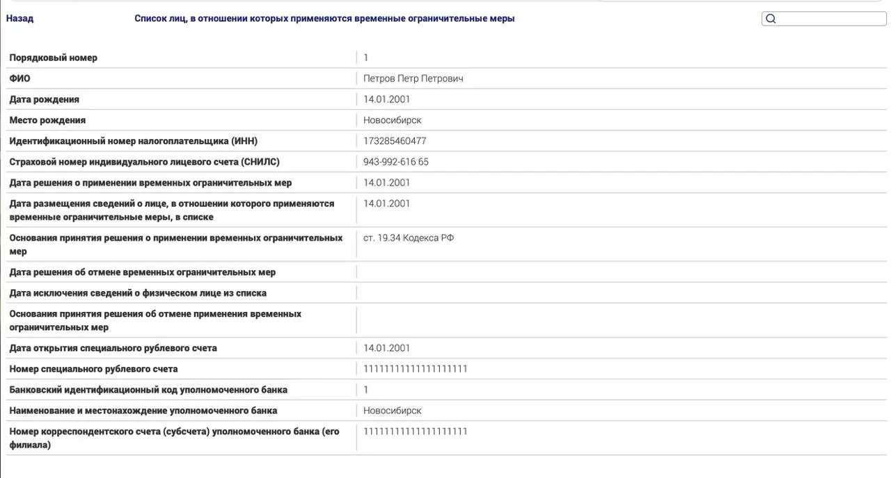 Новый реестр Минюста фиксирует ограничения для россиян за границей, осуждённых по политическим статьям.