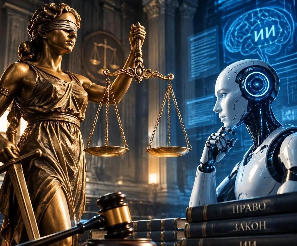 Через год в судах начнут применяться технологии искусственного интеллекта, и судьи будут обязаны доверяться алгоритмам.