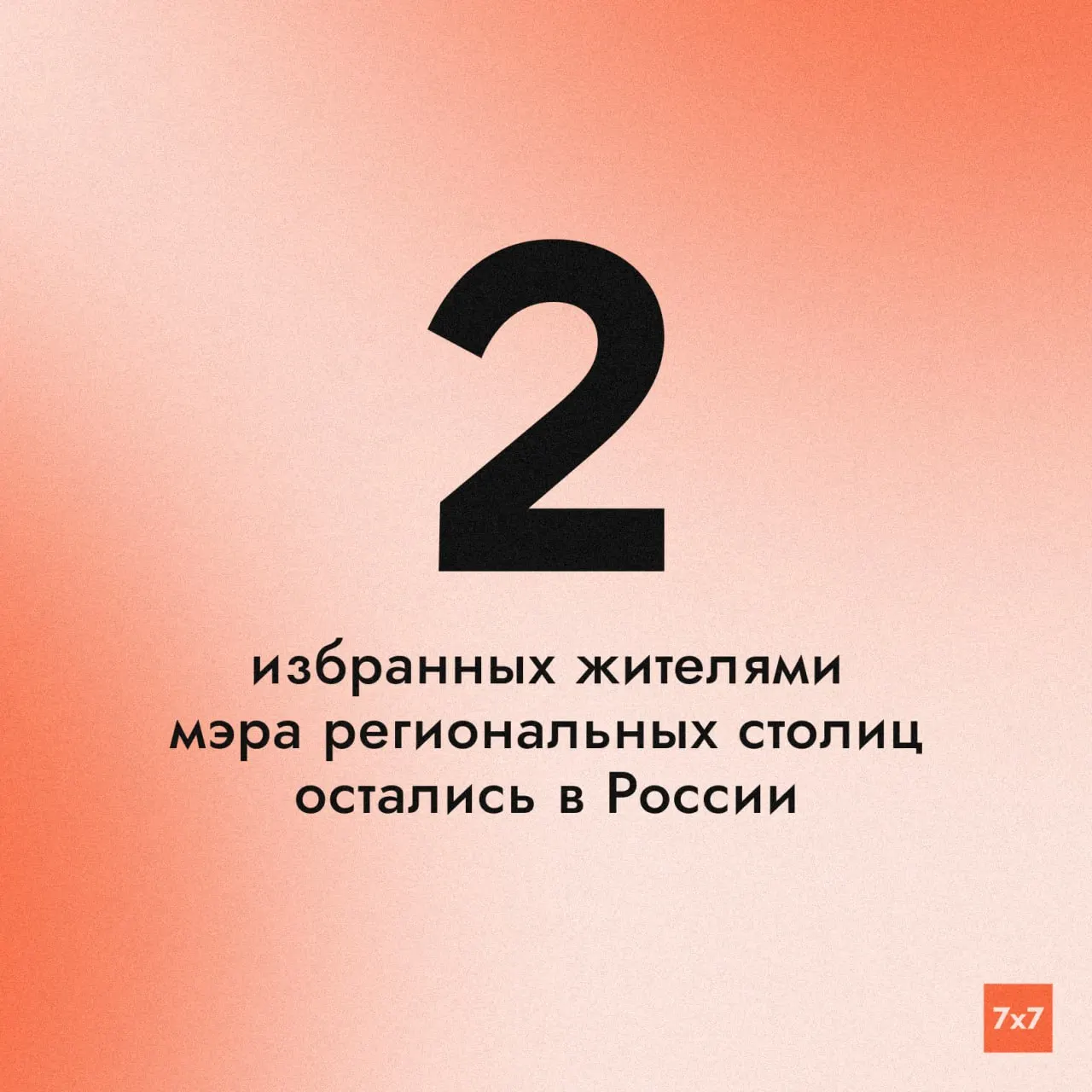 В Абакане и Анадыре остаются два избранных мэра региональных столиц; их полномочия завершатся в 2029 году, после чего мэры будут избираться депутатами по кандидатурами, предложенным губернаторами.